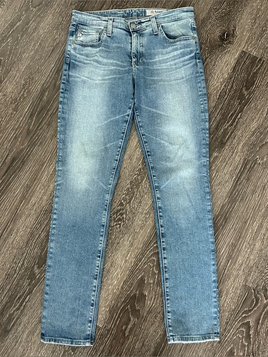 Ag Adriano Goldschmied Denim - AG Adriano Goldschmied Prima Cigarette Leg Skinny Blue Jeans Womens 30 Mid Rise